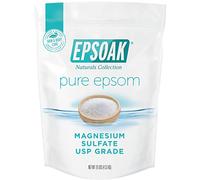 Epsoak Epsom Salt (Magnesium Sulfate USP) with Resealable Bag, 10 Pound