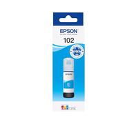 Epson 102 Cian cartucho de tinta - Cartucho de tinta para impresoras (Epson, Cian, ECOTANK ET-3750 ECOTANK ET-2750 ECOTANK ET-2700, 70 ml, Inyección de tinta, Caja)