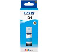 TINTA EPSON ECOTANK 104 ET-2710 / 2711 / 2712 / 2720 / 2726 / 4700 CIAN 7500 PAGINAS