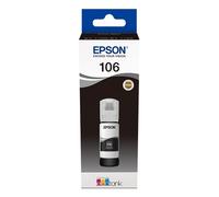 Epson 106 botella de tinta negra foto (original)