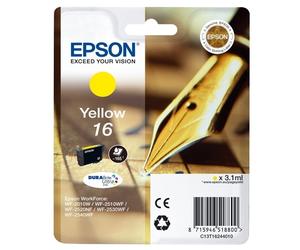 Epson 16 (T1624) cartucho de tinta amarillo (original)
