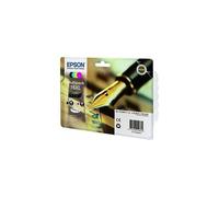 EPSON 16XL (C13T16364012) CIAN MAGENTA AMARILLO NEGRO INK - 1350 COLOR PAGES | PARA WORKFORCE WF-2010W