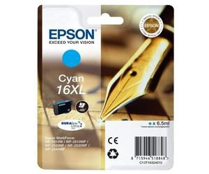 Epson 16XL (T1632) cartucho de tinta cian XL (original)