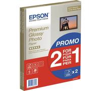 Epson 2 confezioni da 15 fogli carta lucida per foto Premium Glossy Photo A4