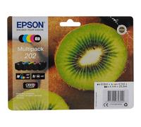 EPSON 202 T02E74020 CIAN MAGENTA AMARILLO NEGRO TINTA - 250 B/W PAGES PARA EXPRESSION PREMIUM XP-6000