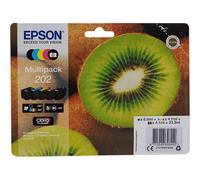 EPSON 202XL T02G74020 CIAN MAGENTA AMARILLO NEGRO TINTA - 550 B/W PAGES PARA EXPRESSION PREMIUM XP-6000