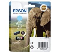 Epson Elephant Cartucho 24 cian claro