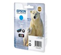 Epson 26 (T2612) cartucho de tinta cian (original)