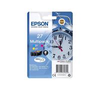 Epson 27 DURABrite Ultra - Cartucho de tinta para impresoras (Cian, Magenta, Amarillo, WF 36xx / 7110 / 76xx), Ya disponible en Amazon Dash Replenishment