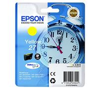 Epson 27 DURABrite Ultra cartucho de tinta Amarillo - Cartucho de tinta para impresoras (Original, Tinta a base de pigmentos, Amarillo, 1 pieza(s), WF 36xx / 7110 / 76xx)