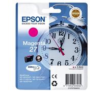 Epson Alarm clock Singlepack Magenta 27 DURABrite Ultra Ink