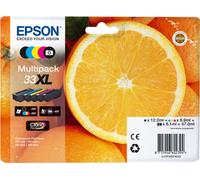 Epson 33 XL Multipack negro / cian / magenta / amarillo / Negro (foto) Original C13T33574011