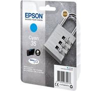 Epson 35 Cyan Padlock Genuine Ink, Claria Photo HD Ink Cartridge Cyan Standard C