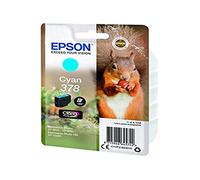 Epson 378 4.1ml 360páginas Cian cartucho de tinta - Cartucho de tinta para impresoras (Epson, Cian, Expression Photo XP-8500, XP-8505 Expression Photo HD XP-15000, 4,1 ml, 360 páginas)