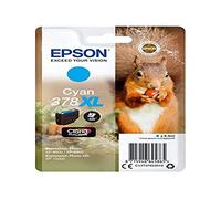 Epson 378XL 9.3ml 830páginas Cian cartucho de tinta - Cartucho de tinta para impresoras (Epson, Cian, Expression Photo XP-8500, XP-8505 Expression Photo HD XP-15000, 9,3 ml, 830 páginas)