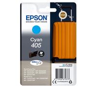 Epson 405 Cyan Suitcase Genuine, DURABrite Ultra Ink Cyan Standard Capacity