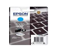 Original Epson Tinta Cartucho 407 Cian para Workforce Pro WF 4745