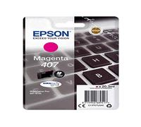 Epson 407 Magenta Keyboard Genuine, Ink Cartridge DuraBrite Ultra WorkForce Pro