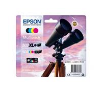 EPSON 502 502XL C13T02W94010 CIAN MAGENTA AMARILLO NEGRO TINTA - 550 B/W PAGES PARA EXPRESSION HOME XP 5105