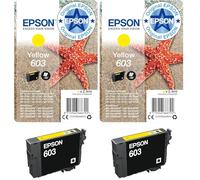 Epson 603 Cartucho indivual Amarillo (Paquete de 2)