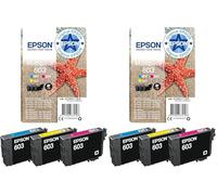 Epson 603 Cartucho Multipack (3 Colores) (Paquete de 2)