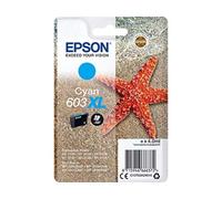Epson 603XL Cyan Starfish High Yield Genuine, Ink Cartridge Cyan XL High Capacit