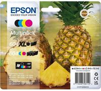 Epson 604XL Pineapple, Genuine Multipack, XL Black Standard Colours Ink Cartridg