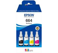 Epson 664 Botella de Tinta Negro/Cian/Amarillo/Magenta