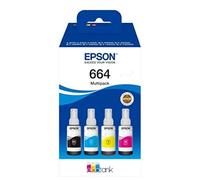 Epson 664 MultiPack Tinta 4 Colores para EcoTank, Standard
