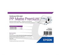 Labels, Epson, Plástico, PP Matte Label Premium, Anchura: 105 mm, Altura: 29000 mm, Diámetro: 95 mm, Diámetro del núcleo: 40 mm