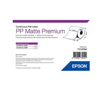 EPSON PP Matte Premium, Continuous, Kunststoff, 29 m, B 105mm, Etikettenrolle, 7113704