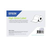 Labels, Epson, Papel normal, High Gloss Label, Anchura: 102 mm, Altura: 58000 mm, Diámetro: 152 mm, Diámetro del núcleo: 76 mm