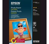 Epson Photo Paper Glossy A4 - Papel fotográfico brillante, brillante, 20 hojas