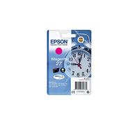 Epson Alarm Clock 27 T2703, Cartucho de Tinta para Impresora de Inyección de Epson, 300 Páginas, Magenta, 3.6 ml