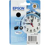 Epson alarm clock singlepack black 27 durabrite ultra ink