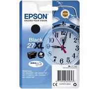 Epson alarm clock singlepack black 27xl durabrite ultra ink