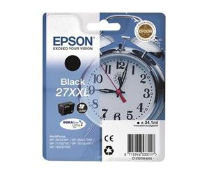 Epson Alarm clock Singlepack Black 27XXL DURABrite Ultra Ink