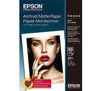 Epson Papel Archival (C13S041340) mate Super B 330 x 483 mm 192 g/m² – 50 piezas