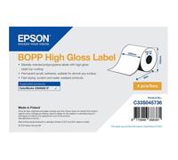 Epson BOPP High Gloss Labe, Rollo troquelado, 203mm x 68m
