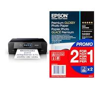 Epson Bundle of Expression Photo XP-980 | Impresora Fotográfica WiFi A3 Multifunción Premium Glossy - Papel Fotográfico, 10 x 15 cm, 2 x 40 Hojas, 255 g