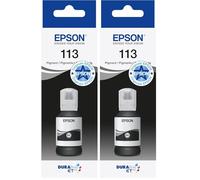 Epson C13T06B140 Tinta Negra 127 ml 7500 Lados EcoTank Botella 5800 pigmentado, Talla única (Paquete de 2)