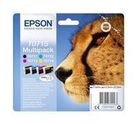 Epson C13t07154012, Cartucho Color Original 23 9 Ml Default Category, MultiColor, Normal Paquete De 4