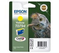 Epson C13T07944010 - Cartucho de tinta, amarillo válido para los modelos Stylus Photo, P50, PX650W, PX820FWD, PX830FWD, 1400, 1500W y otros, Ya disponible en Amazon Dash Replenishment