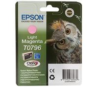 Epson C13T07964010 - Cartucho de tinta, magenta claro válido para los modelos Stylus Photo, P50, PX650W, PX810FW, PX820FWD, PX830FWD, 1400, 1500W y otros, Ya disponible en Amazon Dash Replenishment