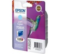 Epson C13T08054010 T0805 - Cartucho de tinta cian claro, 330 páginas, ISO IEC 24711, capacidad de 7,4 ml Stylus Photo P 50 PX PX 730 R 265 Stylus Photo P 50 PX PX 730 R 265
