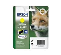 Epson C13T12844020 - Cartucho Inyeccion Tinta Amarillo Blister+Alarma Radiofrecuencia Stulys S/22 Stylus Sx/420W/425W Stylus Office Bx/305F Sx/130