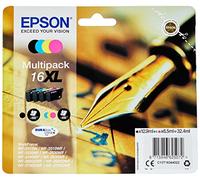 Pack 4x Cartuchos de Tinta Quad Series 16XL WF-20xx/WF-25xx - EPSON