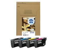 Epson C13T16364511 - Pack de 4 Cartuchos de Tinta, Multi-Pack (Negro, Amarillo, Magenta, Cian)