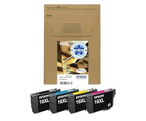Epson C13T16364511 - Pack de 4 Cartuchos de Tinta, Multi-Pack (Negro, Amarillo, Magenta, Cian)