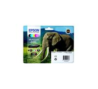 Epson C13T24384011 (24XL) Cartucho de tinta multipack, 740 páginas, 500pg + 5x740 pg, 1x10ml + 3x9ml + 2x10ml, Pack qty 6